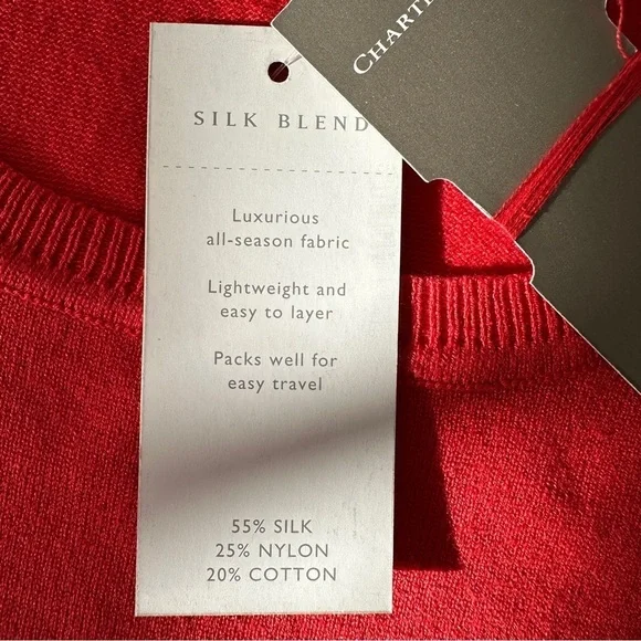 Charter Club tank top with crew neck, loose fitting, silk/cotton knit blend - Picture 10 of 10